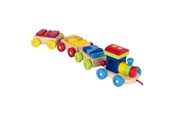 Babylegetøj - Goki Wooden Train with Blocks - 55950