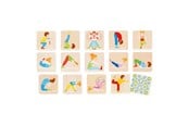 Brætspil - Goki Wooden Memo Game Gymnastics 32 pcs. - 56647