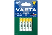 Batteri - VARTA Rechargable Accu battery - 4 x AAA type - NiMH - 56613101404