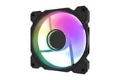 Kabinet Køler - Darkflash DR08 3-in-1 Cooling Fan (Black) - Kabinet køler - 120mm - Sort med RGB LED lys - 30 dBA - DR08 3IN1 Black