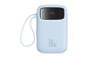 Powerbank - Baseus QPow 2 10000mAh 30W 2xUSB-C powerbank (blue) - 10000 mAh - P10055008313-00