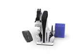 Spil tilbehør - iMP TECH DLX Stand - Charges Controllers(inc. Edge) 3sp Fan w. game headset and remote store - Sony PlayStation 5 - PS5DLXALL
