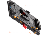 Batterier & batterigreb - HEDBOX UNIX-FX9 V-Mount Adapter Power Plate - UNIX-FX9
