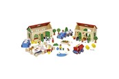 Trælegetøj - Goki Wooden Farm 71 pcs. - 58598