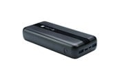 Powerbank - TECHLY I-CHARGE-2000020W Powerbank - Sort - 20000 mAh - I-CHARGE-2000020W