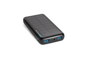 Powerbank - SBS powerbank med solceller - 10.000 mAh - Sort Powerbank - Sort - 10000 mAh - TTBB10000SK
