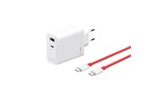 Mobil - Adaptere & Opladere - OnePlus 120W SUPERVOOC Dual Ports GaN Adapter (Type-C + Type-A) - 5461100631