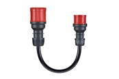 Elbil ladere - go-e Adapter Gemini flex 22 kW til CEE rød 16 A - CH-04-03