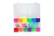 Kreativitet & Hobbyartikler - Paulinda - Cool Loom in Storage Box 2000pcs. - CLM-0013