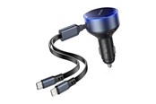 Mobil - Adaptere & Opladere - Vention FFOB0 USB-C car charger + USB-C/Lightning 30W cable - FFOB0
