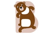 Kreativt Legetøj - Small Foot - Wooden Animal Children's Letter - B - 12509