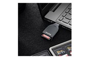 Hukommelseskort - adapter og kortlæser - SANDISK QuickFlow - card reader - USB 3.2 Gen 1 - SDDR-C731-GNANN