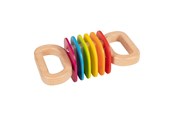 Babylegetøj - Goki Wooden Rainbow Rattle - 61885