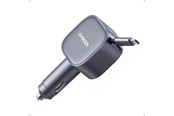 Mobil - Adaptere & Opladere - Anker Nano Car Charger (75W USB-C Port Built-In Retractable USB-C Cable) - Grey - A27380A2