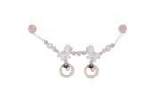 Babylegetøj - Goki Wooden Stroller Chain Horse with Clips - 65234
