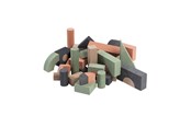 Babylegetøj - Babytrold Foam building blocks - Antracit - 52 pieces - 18-49A