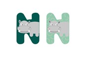 Kreativt Legetøj - Small Foot - Wooden Animal Children's Letter - N - 12521