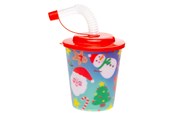 Legetøj - LG-Imports - Cup with Lid and Straw Christmas 12 pcs. - 8183