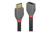 Skærmkabel - Lindy Anthra Line HDMI extension cable with Ethernet - 2 m - 36477