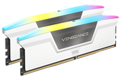 RAM - Corsair Vengeance RGB DDR5-6000 - 32GB - CL30 - Dual Channel (2 pcs) - AMD EXPO & Intel XMP - Hvid med RGB - CMH32GX5M2B6000Z30W