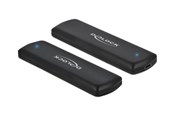 Harddisk - tilbehør - DeLOCK External Enclosure for M.2 NVMe PCIe SSD with USB Type-C Female - Tool Free - 42615