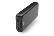 Powerbank - Hama Power Pack "Performance 24" 24000 mAh 2x USB-A 1x USB-C Anthracite Powerbank - Sort - 24000 mAh - 00201711