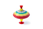 Legetøj - Bigjigs Metal Moped Spinning Top - BJ601