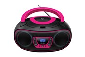 CD Player - DENVER TDB-212P - Pink – DAB+ Boombox with Bluetooth & CD Player - Pink - TDB-212P