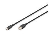 USB kabel - DIGITUS - USB-C cable - USB to 24 pin USB-C - 1 m - AK-300340-010-S
