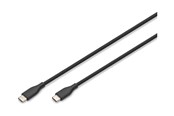 USB kabel - DIGITUS - USB-C cable - 24 pin USB-C to 24 pin USB-C - 1 m - AK-300341-010-S