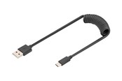 USB kabel - DIGITUS - USB-C cable - USB to 24 pin USB-C - 1 m - AK-300430-006-S