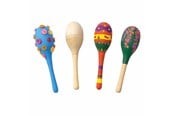 Trælegetøj - Colorations - Decorate your own Wooden Maracas Set of 12 - MARACAS