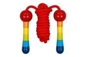 Udendørsleg - Goki - Wooden Jump Rope Rainbow 200cm - 63887