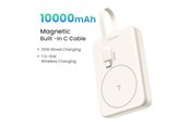 Powerbank - UGREEN 10000mah Magnetic Wireless Power Bank Powerbank - Beige - 10000 mAh - 35341-UG