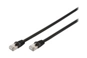 Netværkskabel - DIGITUS Professional patch cable - 5 m - black - Sort - 5m - DK-1612-010/G