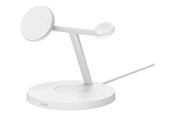Mobil - Adaptere & Opladere - Belkin BOOSTCHARGE PRO 3-in-1 Qi2 15w Wireless Charger W AW White - WIZ032KQWH