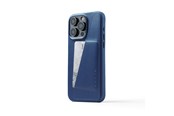 Mobil - Covers & Cases - Mujjo iPhone 15 Pro Max Wallet Leather Case - Monaco Blue - MUJJO-CL-042-BL