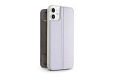 Mobil - Covers & Cases - Twelve South SurfacePad for iPhone 11 - Razor Thin nappa leather - Thistle Grey - 12-1946