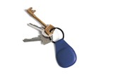 Mobil - Andet Tilbehør - Mujjo Canopy Keychain for AirTag - Monaco Blue - MUJJO-KY-001-BL