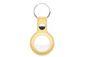 Mobil - Andet Tilbehør - KeyBudz Leather Keyring for AirTag - Pastel Yellow - AT_S1_PYL