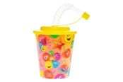 Legetøj - LG-Imports - Cup with Lid and Straw Smiley Face 12pcs. - 8177
