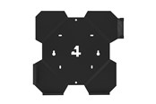 Spil tilbehør - 4Mount Black Bundle - Vægbeslag - Sony PlayStation 4 Slim - 4M-PS4S-B-V2
