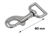 Beslag & hængsler - Home>it Carabiner 80 mm stainless steel - 20483