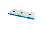 Kabinet Køler - Lian Li UNI FAN TL Wireless LCD 3 pack - Kabinet køler - 120mm - Hvid med RGB - 33 dBA - G99.12TLLCD1W3W.00