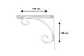 Beslag & hængsler - Home>it peasant shelf 15 x 15 cm white - 16560