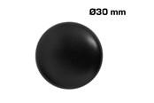 Beslag & hængsler - Home>it furniture knob Ø30 x 30 mm matt black - 21216