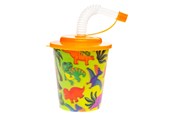 Legetøj - LG-Imports - Cup with Lid and Straw Dinosaur 12 pcs. - 8179