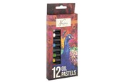 Hobby artikler - Creative Craft Group Oliepastel, æske med 12 farver - AR0406/GE