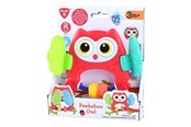 Babylegetøj - PLAY - Peekaboo Owl Rattle Red - 1578