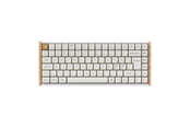 Tastatur - Keychron K2 HE SE Wireless Tri-Mode Hot Swap QMK Gateron 2.0 Purple Magnetic Switch Wood White - Gaming Tastatur - Nordisk - Hvid - K2H-Q1-BO